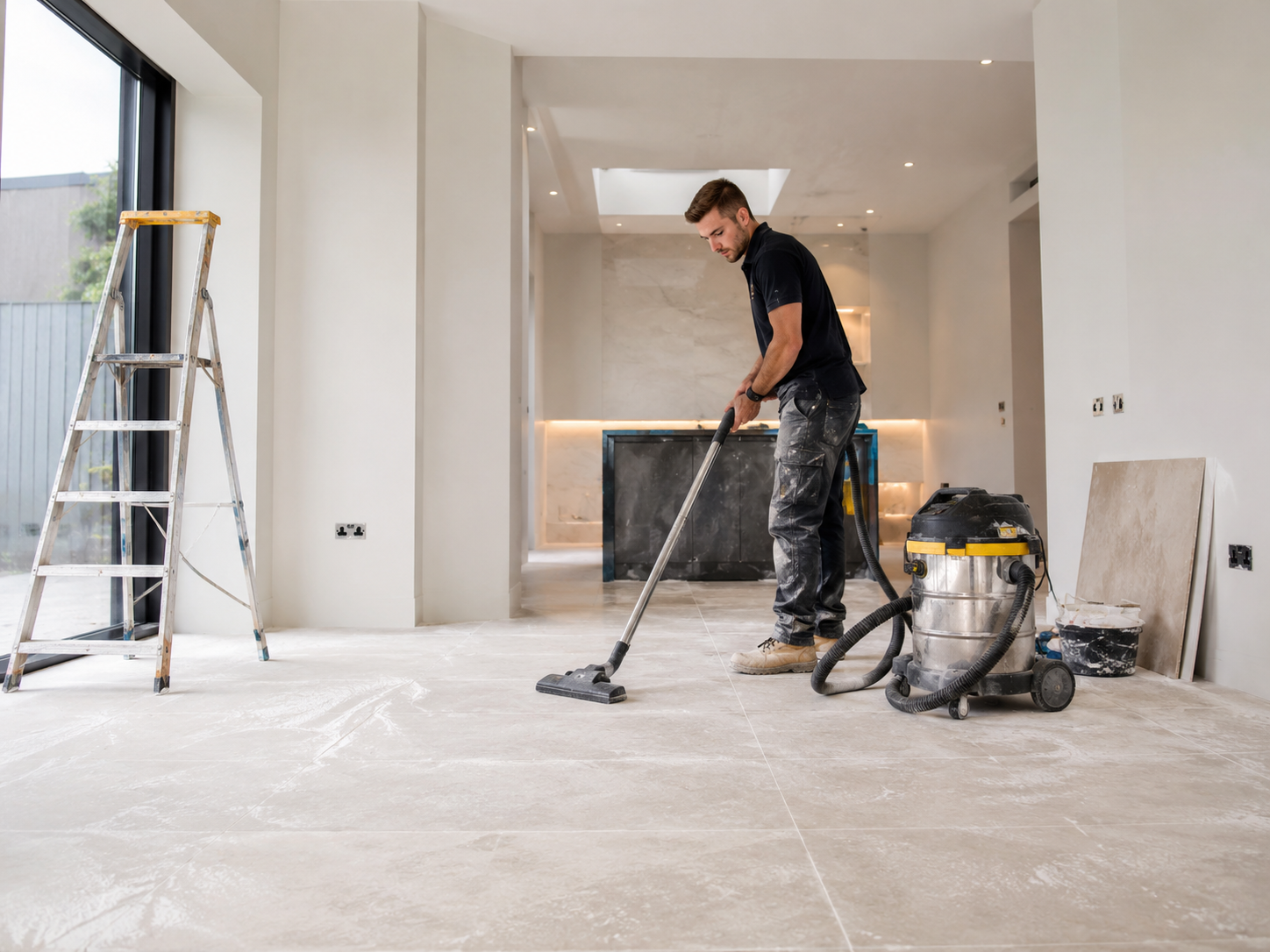 Post construction cleaning